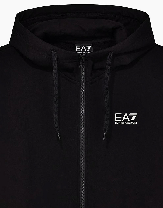 Чоловічий спортивний костюм EA7 Emporio Armani у чорному кольорі