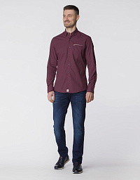 Рубашка Pierre Cardin  в красном цвете с узором