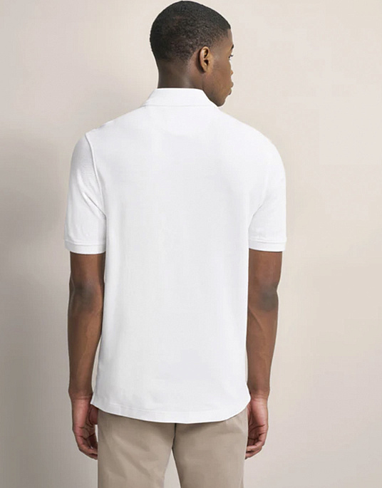 Поло Bugatti белого цвета