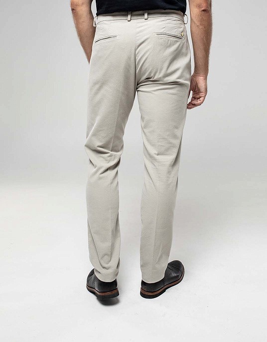 Брюки-флети з ексклюзивної колекції Le Bleu у бежевому кольорі