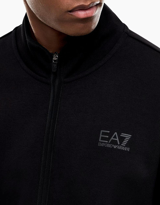 Чоловічий спортивний костюм EA7 Emporio Armani у чорного кольорі