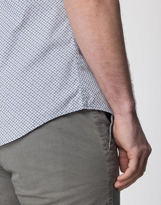 Сорочка з коротким рукавом Pierre Cardin у білому кольорі