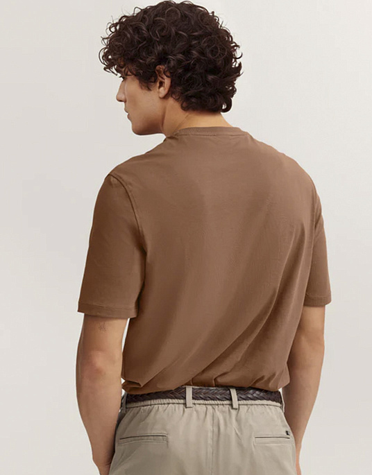 Футболка Bugatti у коричневому кольорі