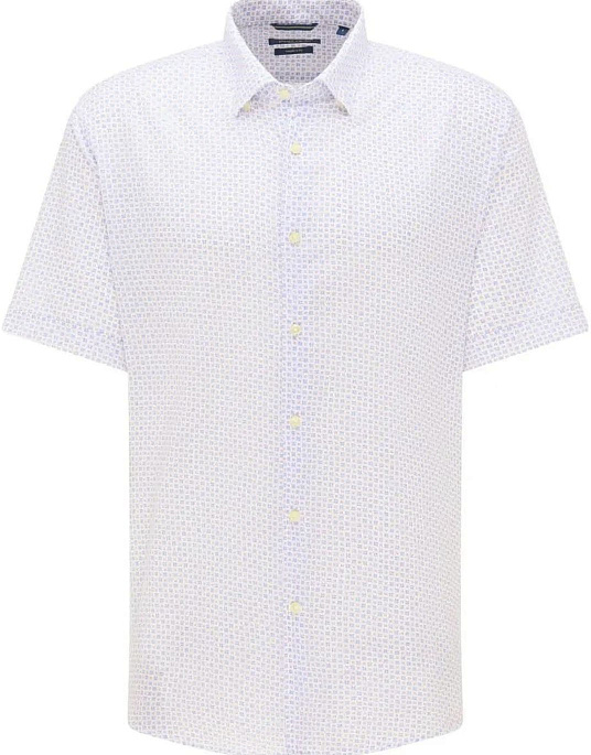 Рубашка Pierre Cardin из коллекции Air Touch с коротким рукавом в белом цвете