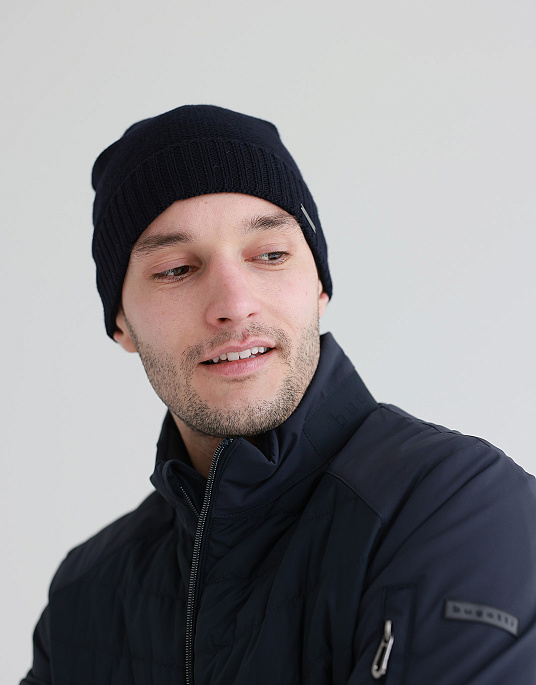 Шапка Bugatti в синем цвете