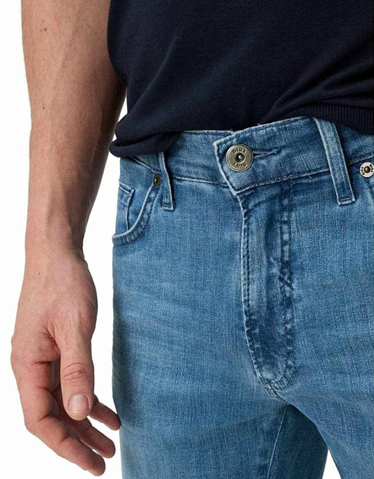 Мужские джинсы Brax модель CHUCK голубого цвета