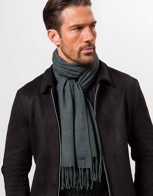 Шарф Pierre Cardin з колекції Future Flex в кольорі хакі