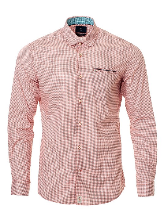 Рубашка Pierre Cardin из серии Cotton Comfort в кросном цвете