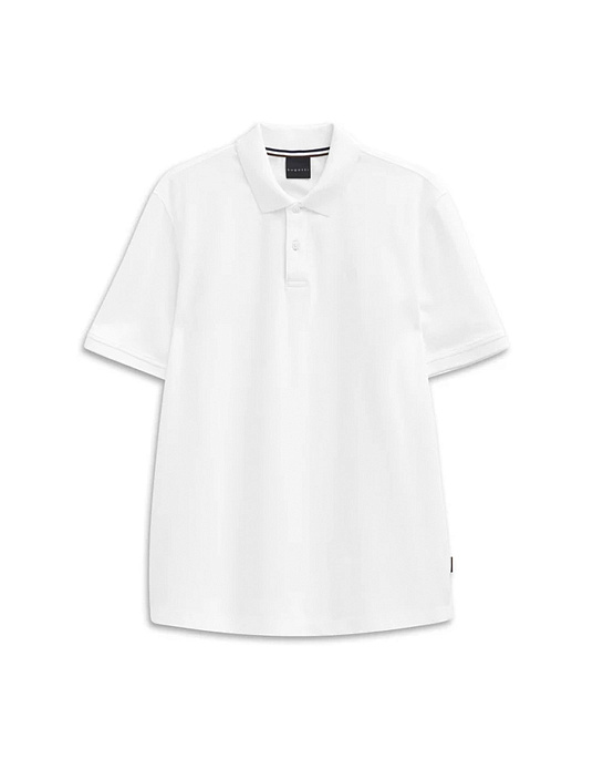 Поло Bugatti белого цвета