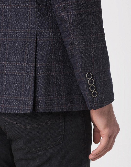 Піджак Pierre Cardin у синьому кольорі у клітку