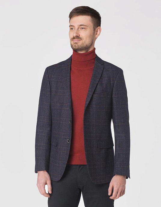Пиджак Pierre Cardin в синем цвете в клетку