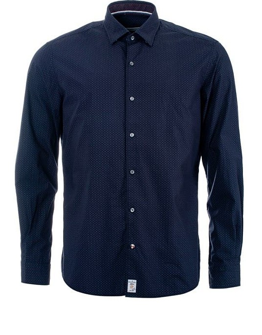 Сорочка Pierre Cardin у синьому кольорі з візерунком