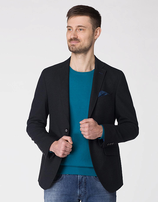 Піджак Pierre Cardin із колекції Future Flex у синьому кольорі