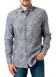 Сорочка Pierre Cardin у сірому кольорі з квітковим принтом