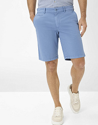 Мужские шорты Brax модель Bermuda голубого цвета