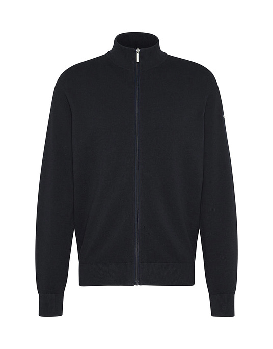 Кардиган на блискавці Bugatti у темно-синьому кольорі