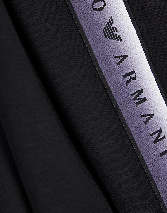 Женский спортивный костюм EA7 Emporio Armani в черном цвете