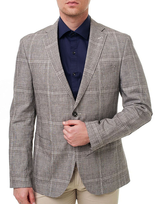 Піджак Pierre Cardin у клітку у сірому кольорі