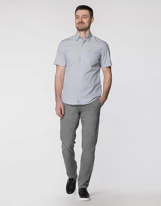 Сорочка з коротким рукавом Pierre Cardin у білому кольорі