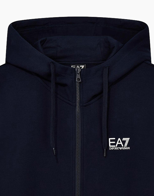 Чоловічий спортивний костюм EA7 Emporio Armani у темно-синьому кольорі
