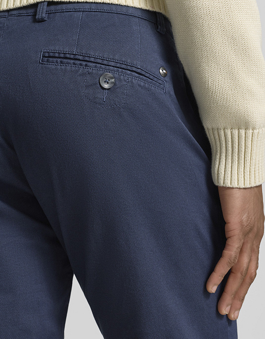 Мужские брюки-чиносы Bugatti синего цвета