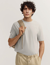 Футболка Bugatti у бежевому кольорі