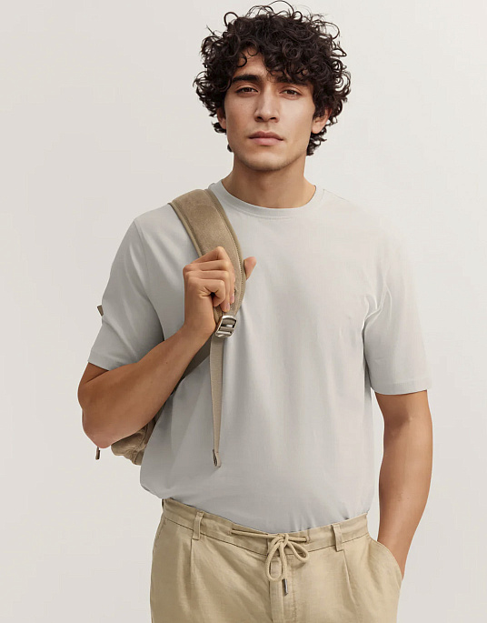 Футболка Bugatti бежевого цвета