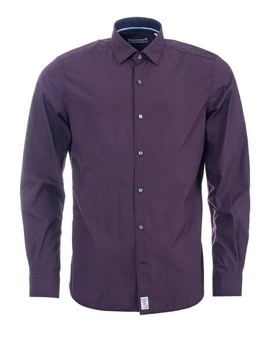 Сорочка Pierre Cardin у червоному кольорі з візерунком