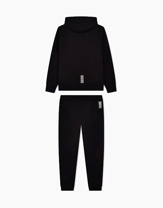 Чоловічий спортивний костюм EA7 Emporio Armani у чорному кольорі