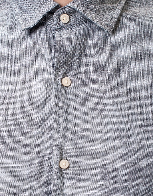 Сорочка Pierre Cardin у сірому кольорі з квітковим принтом