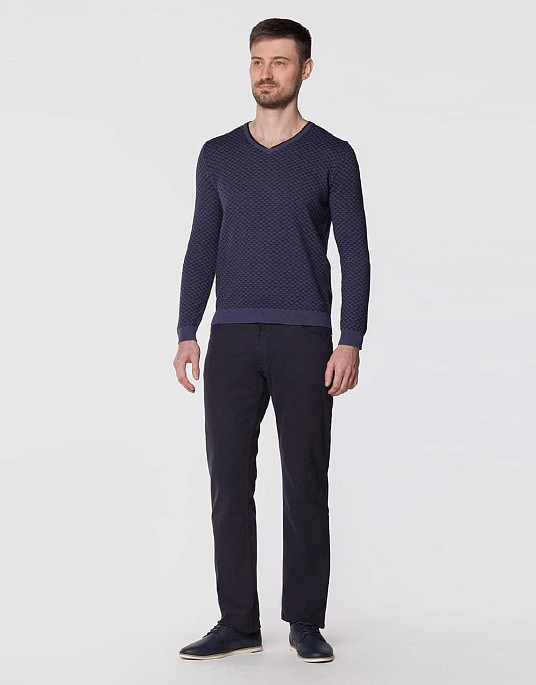 Пуловер Pierre Cardin із серії Royal Blend у синьому кольорі