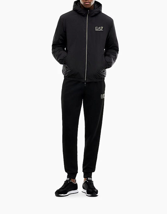 Чоловіча куртка EA7 Emporio Armani у чорному кольорі