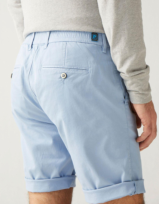 Шорти чиноси-бермуди Pierre Cardin із колекції Future Flex у блакитному кольорі