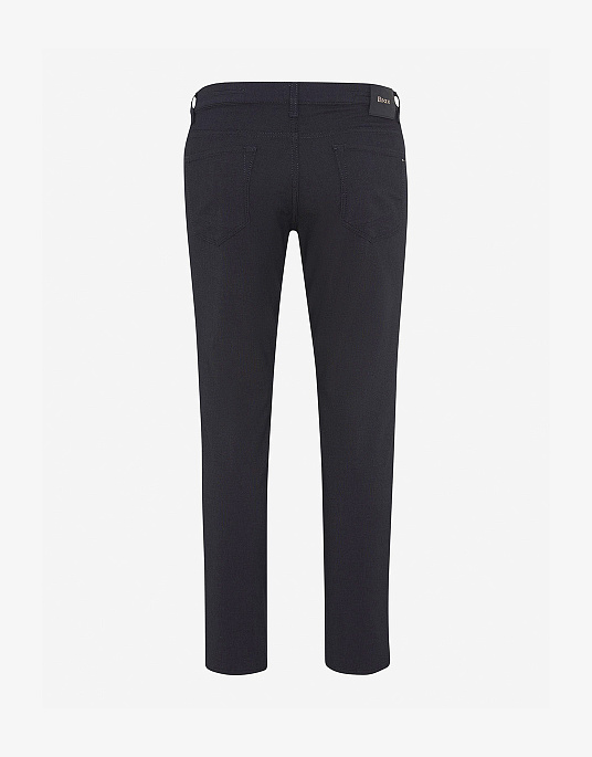 Мужские брюки – флеты Brax модель CHUCK ALL SEASON тёмно-синего цвета