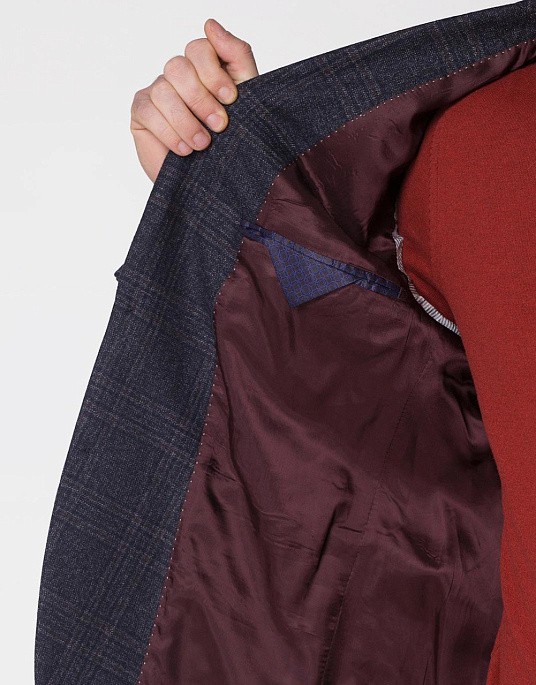 Піджак Pierre Cardin у синьому кольорі у клітку