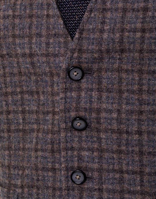 Жилет Pierre Cardin із колекції Le Bleu у коричневому кольорі