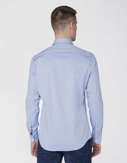 Сорочка Pierre Cardin у блакитному кольорі з візерунком