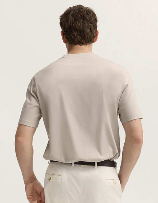 Футболка Bugatti у бежевому кольорі