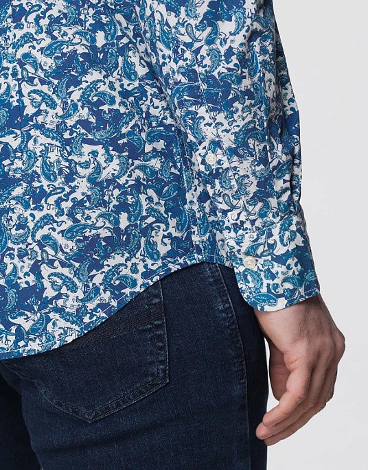 Сорочка Pierre Cardin з ексклюзивної колекції Le Bleu у білому кольорі