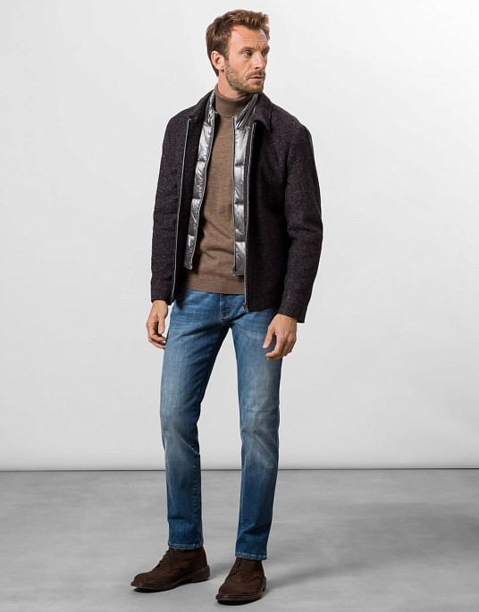 Укороченное пальто  Pierre Cardin из коллекции Future Flex в коричневом цвете