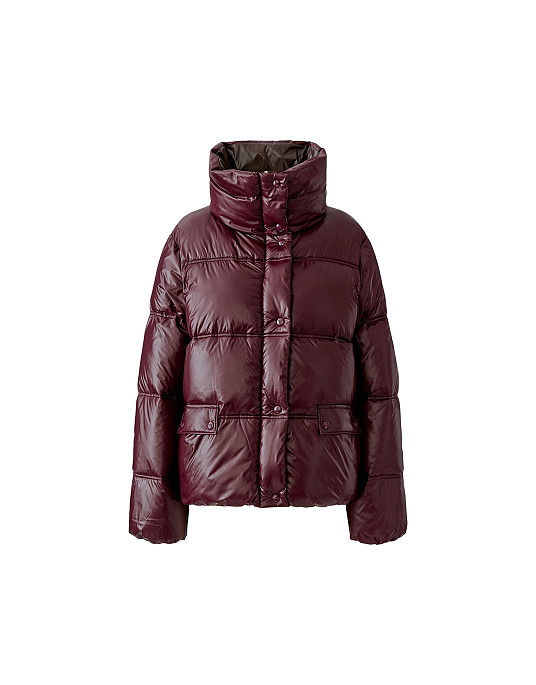Женская куртка OUI Ultra Warm бордового цвета, фото 5