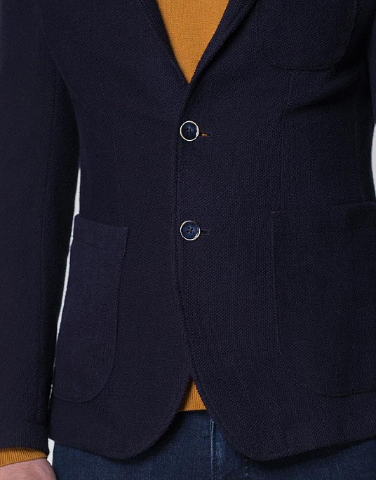 Піджак Pierre Cardin із колекції Future Flex у синьому кольорі