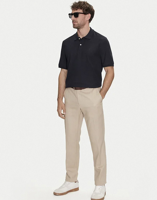 Поло Bugatti чорного цвета