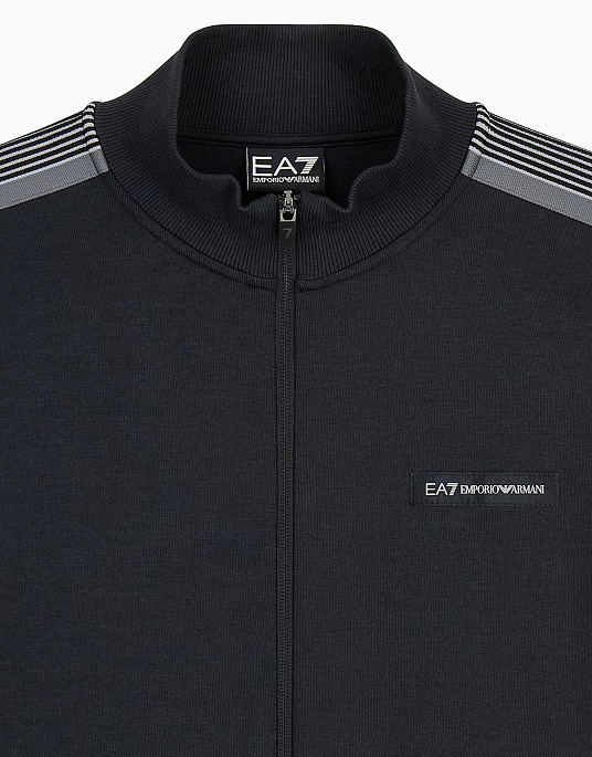Чоловічий спортивний костюм EA7 Emporio Armani у чорному кольорі