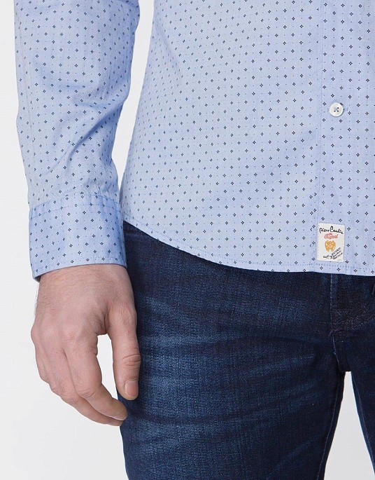 Сорочка Pierre Cardin у блакитному кольорі з візерунком