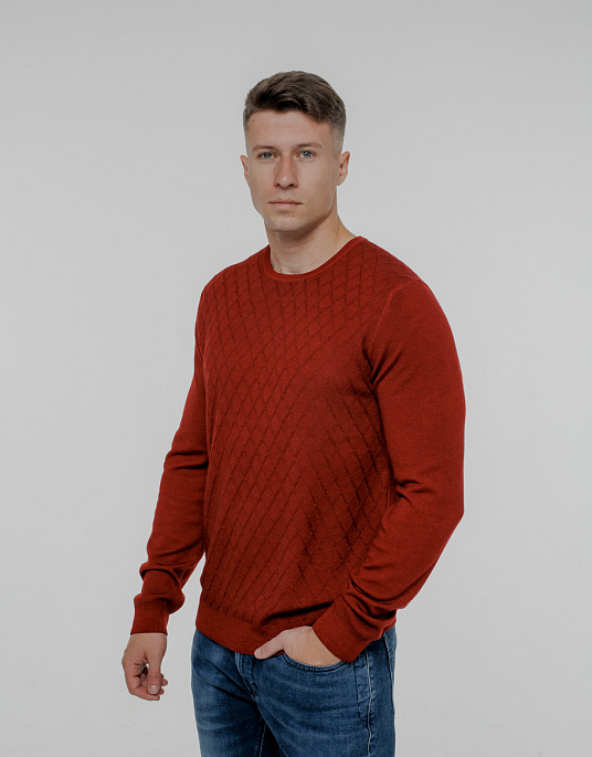 Джемпер Pierre Cardin с плетением "ромб"