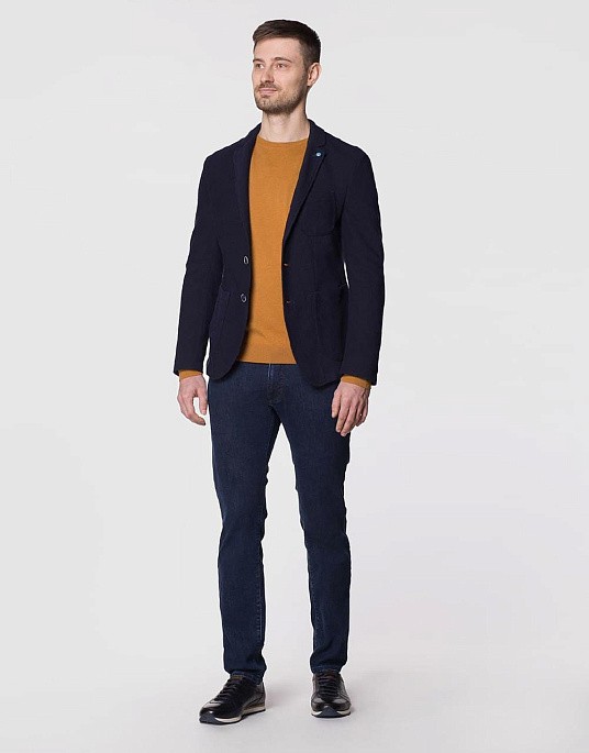 Піджак Pierre Cardin із колекції Future Flex у синьому кольорі