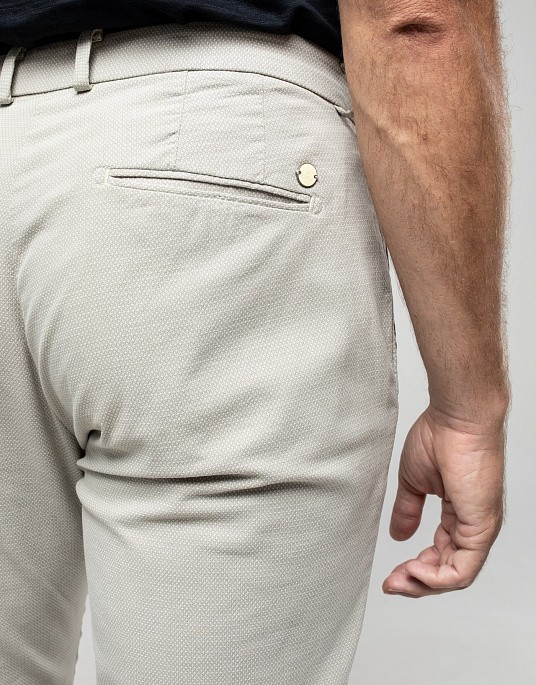 Брюки-флети з ексклюзивної колекції Le Bleu у бежевому кольорі