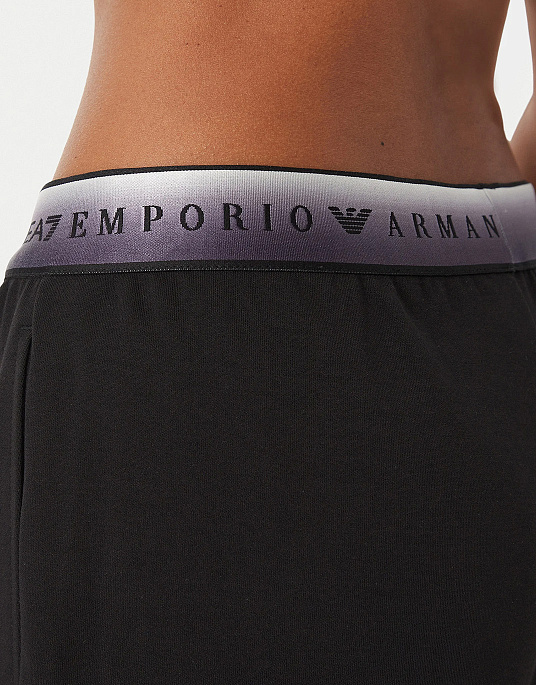 Жіночі спортивні штани EA7 Emporio Armani у чорному кольорі