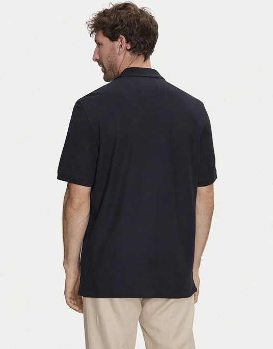 Поло Bugatti чорного цвета